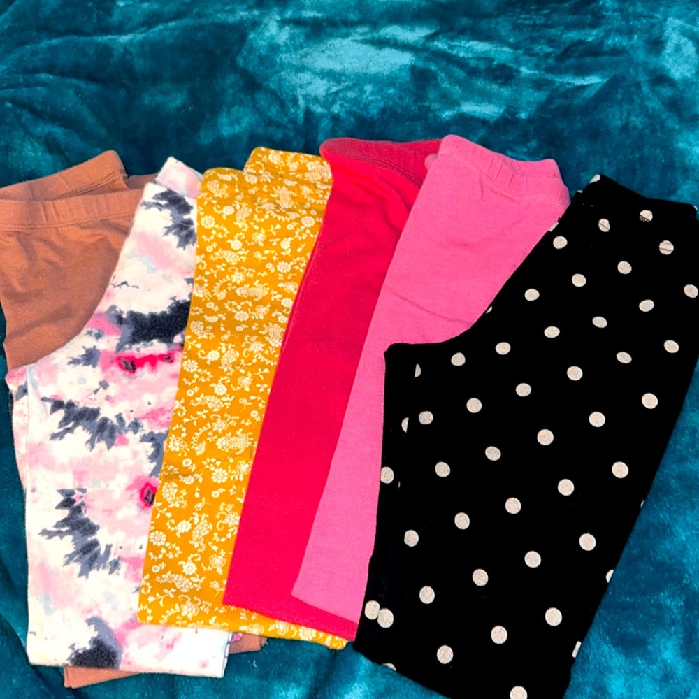 Girls Old Navy Leggings (6pair)